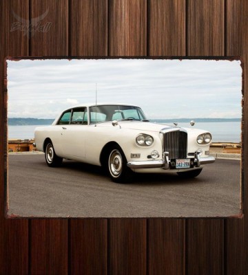 Металлическая табличка Bentley S3 Continental Coupe by Mulliner & Park Ward